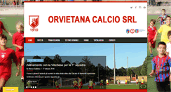 Desktop Screenshot of orvietanacalcio.it