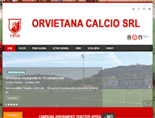 Tablet Screenshot of orvietanacalcio.it